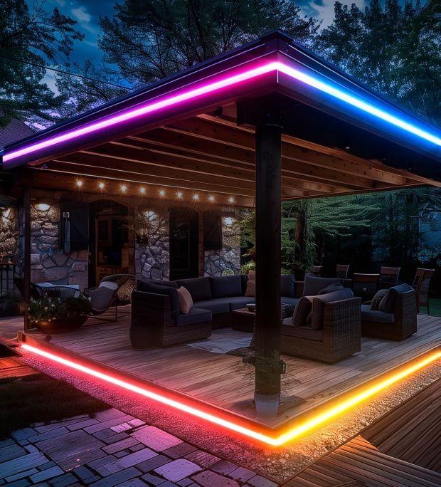 Idee illuminazione veranda esterna - Lavorincasa.it