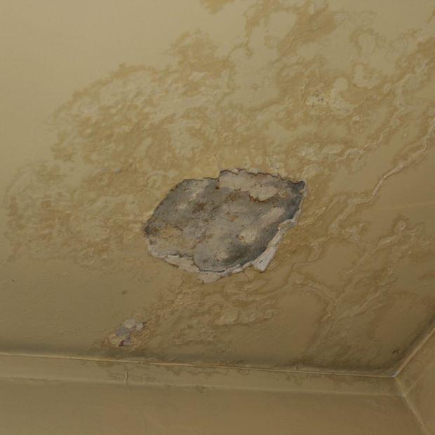 Ceiling Leak Damage - Getty Images