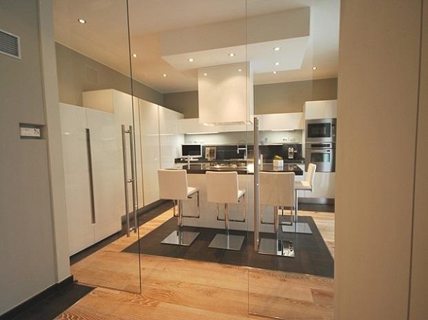 Kitchen Glass Partition - HenryGlass