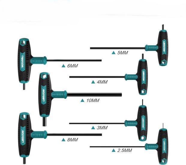 T-Hex Keys of Various Sizes - Photo Libraton