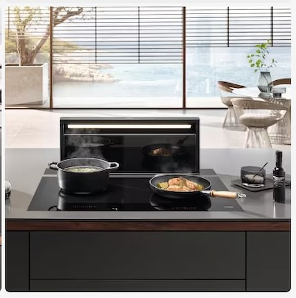 Downdraft hood by Miele