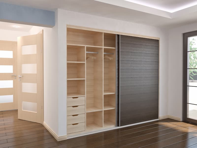 Built-in wardrobe with sliding doors - Getty Images