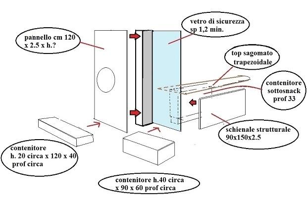 Hiding a pillar in the living room - Antonio Previato