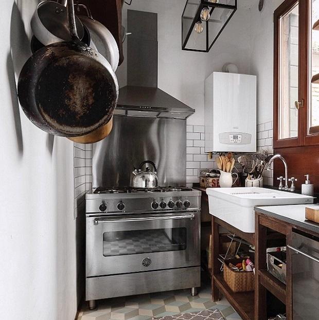 Freestanding kitchen for small spaces - Bertazzoni