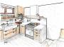 Cucina freestanding in piccoli spazi - Designer Antonio Previato