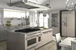Cucina freestanding in isola - Steel