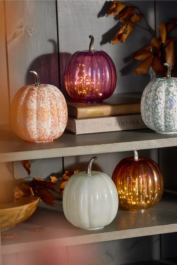 Terrain glass pumpkin in environment