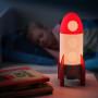 Lampada notturna a LED a forma di razzo/multicolore