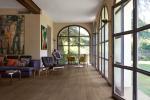 Gres effetto legno per soggiorno collezione Vivo color castano di Marazzi