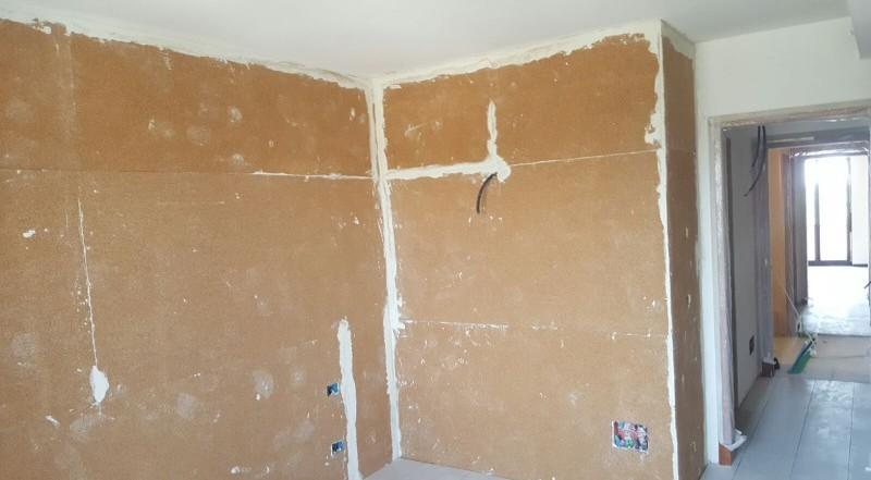 Isolamento interno con pannelli di sughero