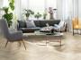 Pavimento laminato Rillington chiaro a spina ungherese