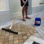 Applicazione impermeabilizzante trasparente