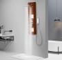 Colonna doccia rossa in PVC