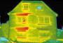 Immagine termografica con indicazione dispersione calore