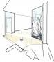 Casa più luminosa ingresso con setti in vetro -  Antonio Previato 