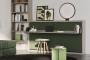 Letto a scomparsa orizzontale con scrivania Hiro Clever