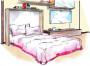 Letto per ospiti pieghevole - Designer Antonio Previato