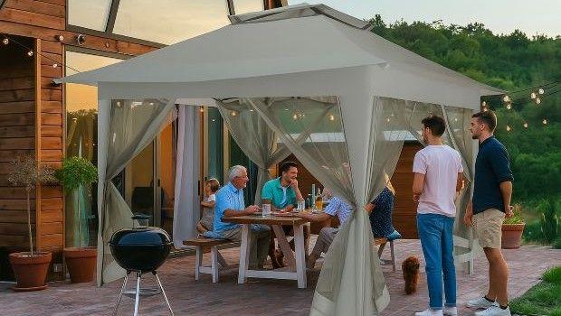 Gazebo pieghevoli da giardino: guida alla scelta per feste e relax