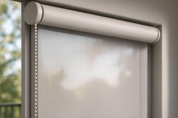 Tenda A Rullo Esterna Oscurante HDPE Beige – Schermo Privacy Per Terrazzo, Pergola E Balcone
