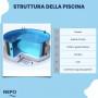 Struttura piscina fuori terra in acciaio - foto NEPO