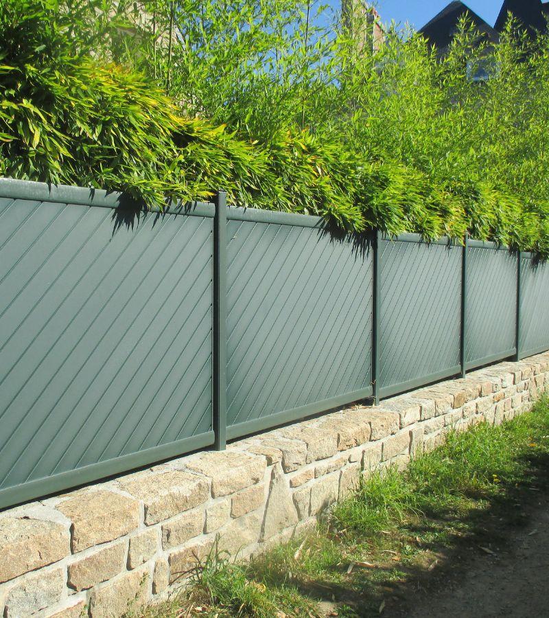 Idzo YVCF Recinzione Decorativa Da Giardino - Staccionata In Pannelli, Colore Nero, 14 Pezzi Per 6,4 Mt
