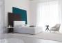 Letto con testiera trapuntata Marais
