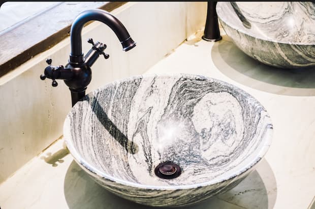 Lavabo effetto pietra