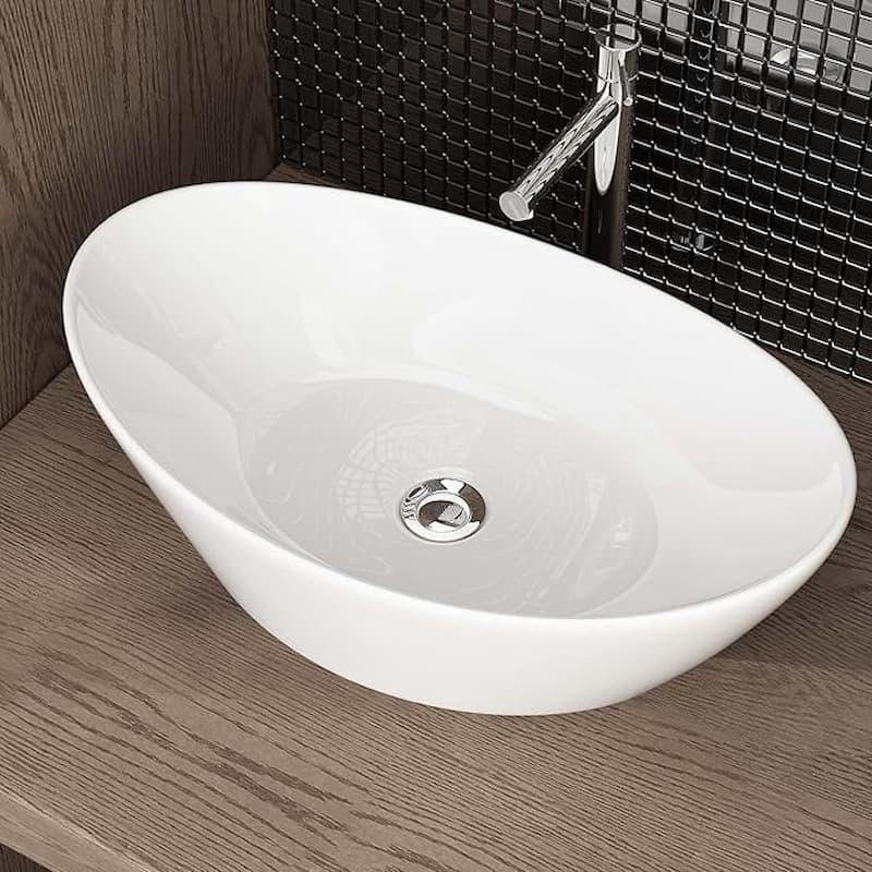 Lavandino da bagno da appoggio - foto amazon