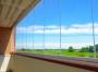 Vetrata panoramica installata in balcone 
