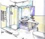 Secondo bagno - disegno di Antonio Previato