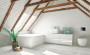 Bagno moderno con cassetta ad incasso 