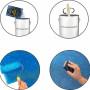 Applicazione pittura murale effetto glitterato