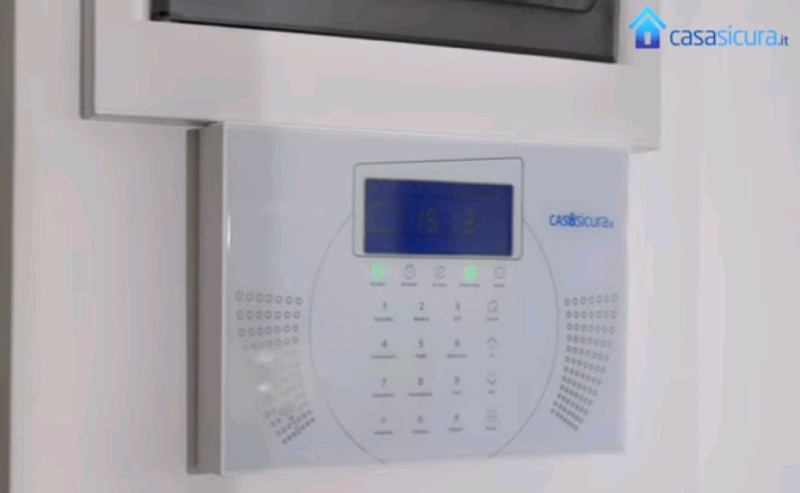 Sistema di allarme casa moderno