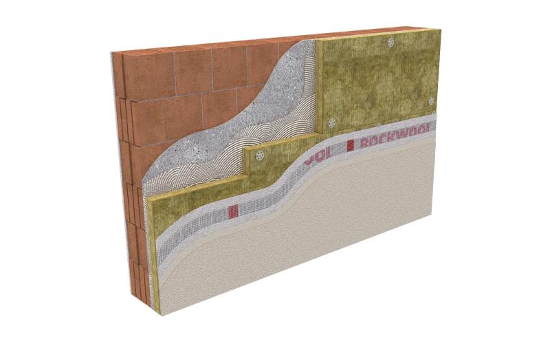 Stratigrafia del sistema di isolamento a cappotto