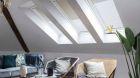 Img Comfort in mansarda con le tende a rullo