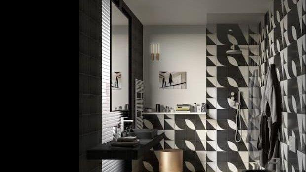 Piastrelle decorative per cucina e bagno: idee con motivi geometrici