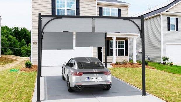 Pergole con teli scorrevoli: ombra modulabile e stile per il giardino