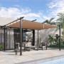 Pergola con telo scorrevole