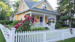 Staccionate in PVC effetto legno