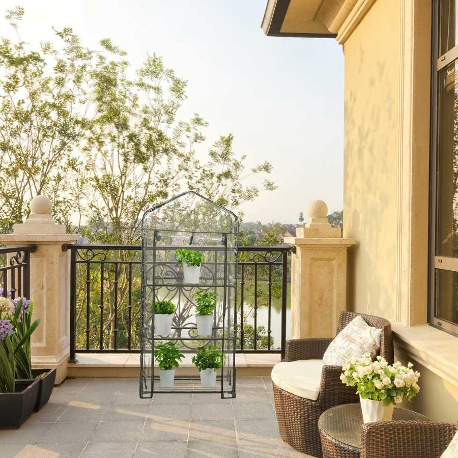 La serra a tre ripiani di Relaxdays