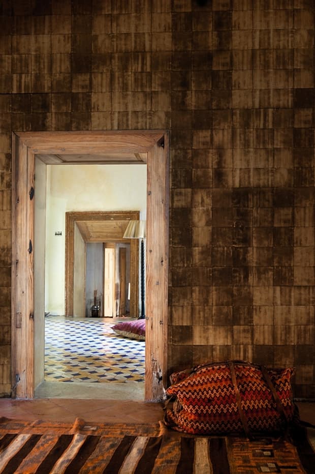 Carta da parati effetto legno - Ruster di Wall&decò 