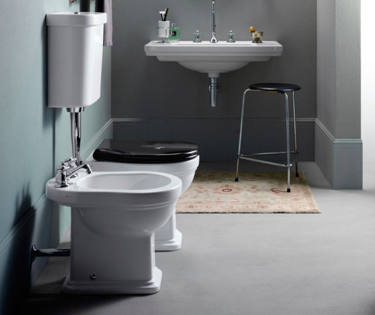 GSI Ceramica copriwater nero