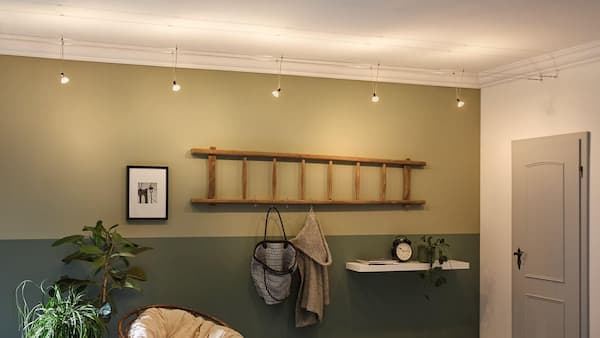 Illuminazione a binario per l'ingresso di casa - foto Leroy Merlin