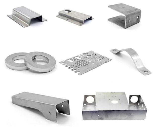 Alcuni componenti realizzati in titanio