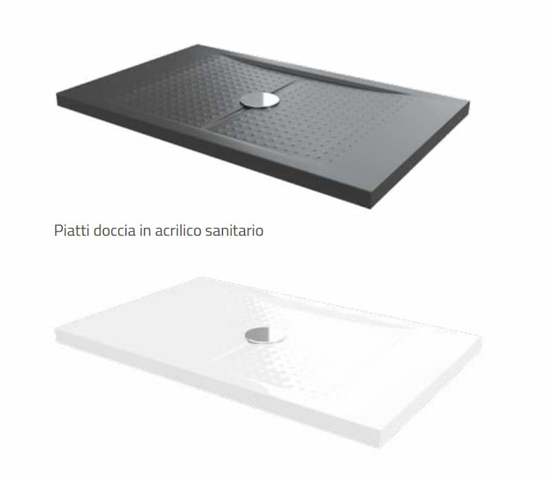 Piatto doccia in acrilico sanitario