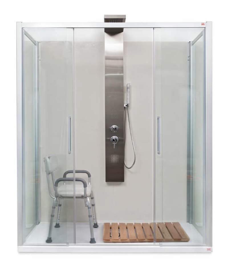 Box doccia completo di seduta