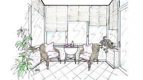 Arredare una veranda chiusa come angolo lettura