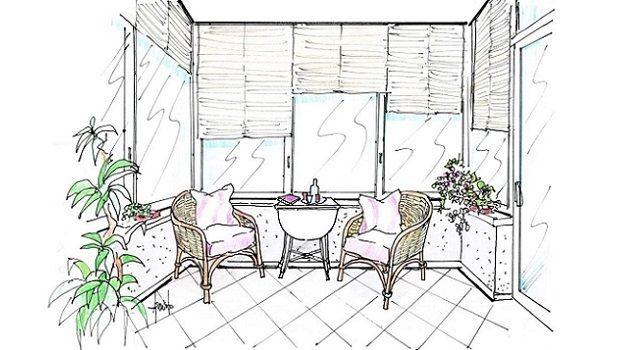 Veranda chiusa come zona lettura: idee d'arredo per uno spazio accogliente e rilassante