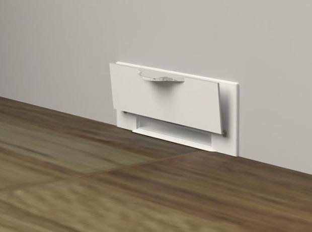 Aspiratore a battiscopa