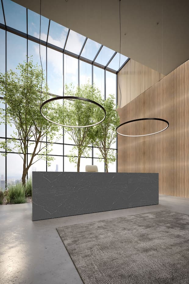 Pavimento in SPC effetto pietra